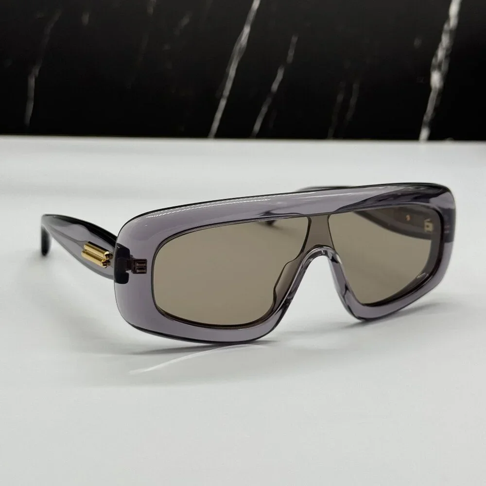 NEW BOTTEGA VENETA SUNGLASSES GREY UNISEX EYEWEAR BOTTEGA VENETA BV1281S 003